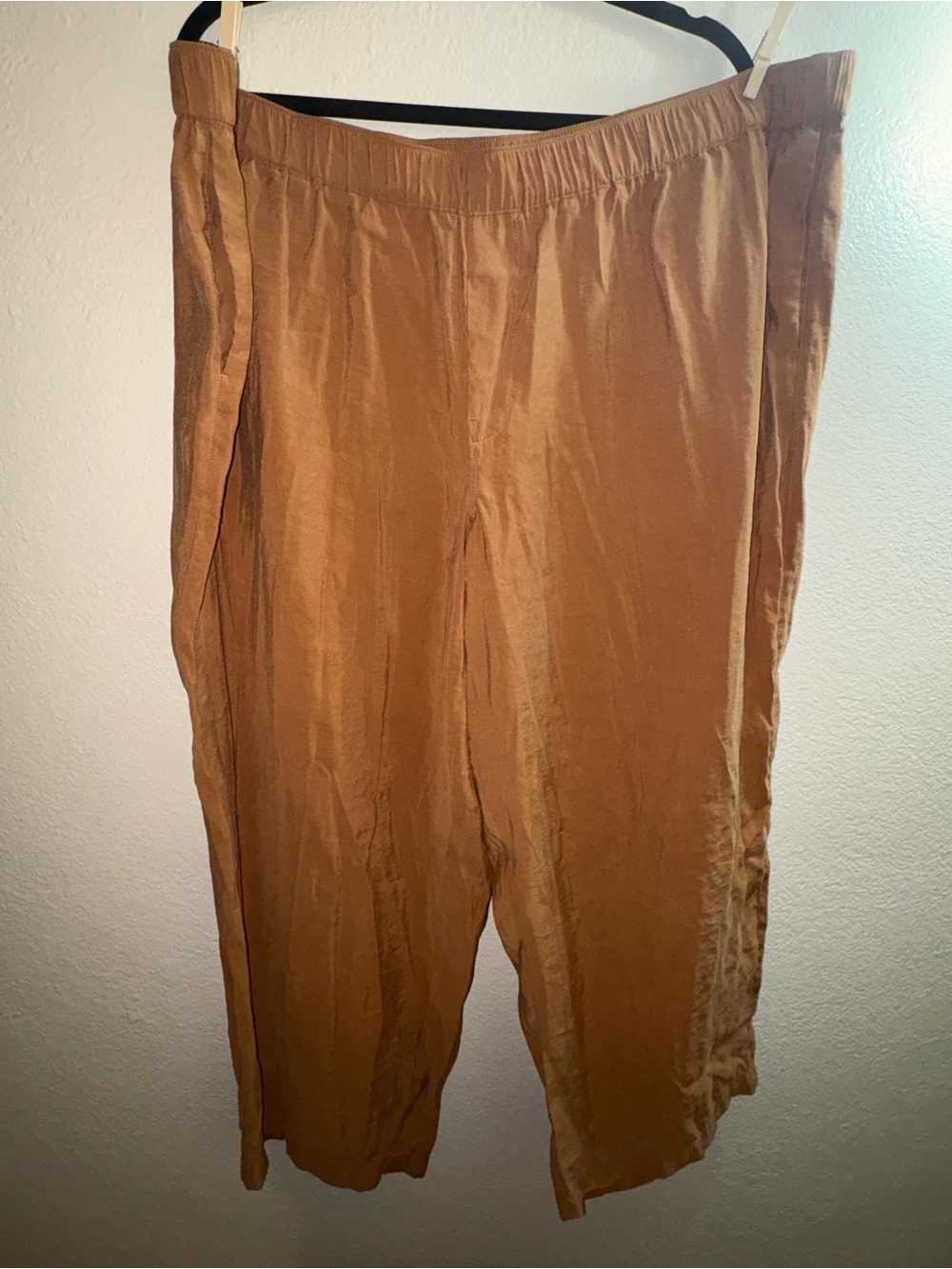 Madewell Rust-Orange Elastic Waist Pants